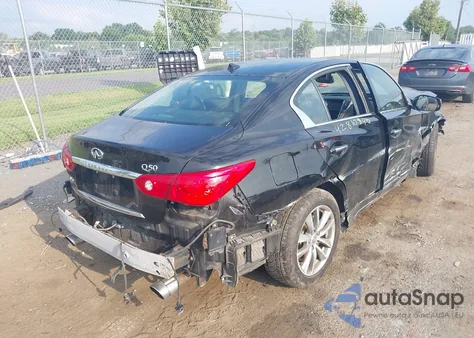 2014 Infiniti Q50 Premium из США, поврежденный, VIN JN1BV7AR7EM681955